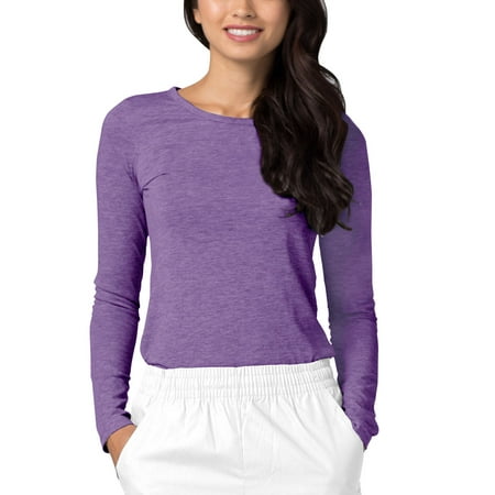 

Adar Underscrubs for Women - Long Sleeve Underscrub Comfort Tee.