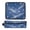 Deep Blue Flashing Pattern, variant on Hair Tool Organizer Bag with Heat Resistant Mat Removable Travel Storage Case for Hot Air Brushes Curling Irons Deep Blue Flashing Pattern