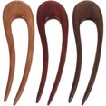 thumbnail image 1 of 3 uds horquillas de madera pasador de pelo Vintage horquilla decorativa horquilla en forma de U horquillas de mujer, 1 of 6
