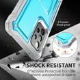 thumbnail image 5 of FITO For Samsung Galaxy A52 Case, Phone Case with Screen Protector and Kickstand (Blue), 5 of 7