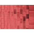 thumbnail image 1 of Ahgly Company Tapis d'Intérieur Lavables en Machine, Rectangle Rouge Transitionnel, 2' x 4', 1 of 7