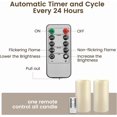 thumbnail image 3 of PRIME - Flickering Flameless Led Candles With 10-Key Remote & Timer, Waterproof Outdoor, 3 of 6