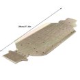 thumbnail image 2 of Ounissouiy Chasis de Metal 1/14, placa inferior mejorada, placa protectora extraíble, repuesto de piezas de vehículo para WLtoys 144001-1249 144002 Kits de construcción modelo Ounissouiy FN001211-00, 2 of 6