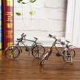 thumbnail image 2 of Iron Model for Office Decorative Creative Bike Craftss 2Pcs, 2 of 5