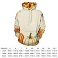 thumbnail image 2 of Autumn Harvest Pumpkins Sunflowers 3d Sweatshirts Hoodie Fashion Casual Personality Men's Women Street Hoodie Pullovers Long Sleeve Comfortable Top, 2 of 6