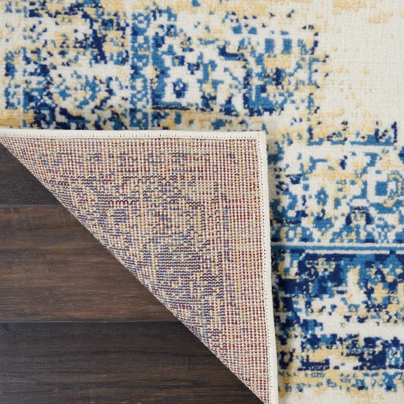 Desert Fields Contemporary Medallion Loomed Area Rug, 4' x 6'