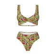 thumbnail image 4 of Daiia Cartoon Fire Truck Women's Bikini Set Two Piece Swimsuit High Waisted Bikini Adjustable Straps Bikini Perfect for Beach, Pool, and Summer Vacation-XX-Large, 4 of 9
