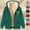 Army Green, variant on Essentials Hoodie for Women, Print Plush Lined Hoodie, Zip Up Hooded Sweatshirt, Winter Clothing