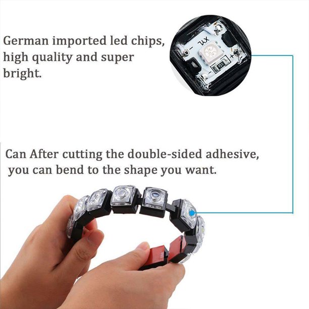 Bulbo Llevado Auto LED 9LEDs luces decorativas impermeable LED luz corriente diurna de alta potencia Likrtyny Accesorios para autos y motos