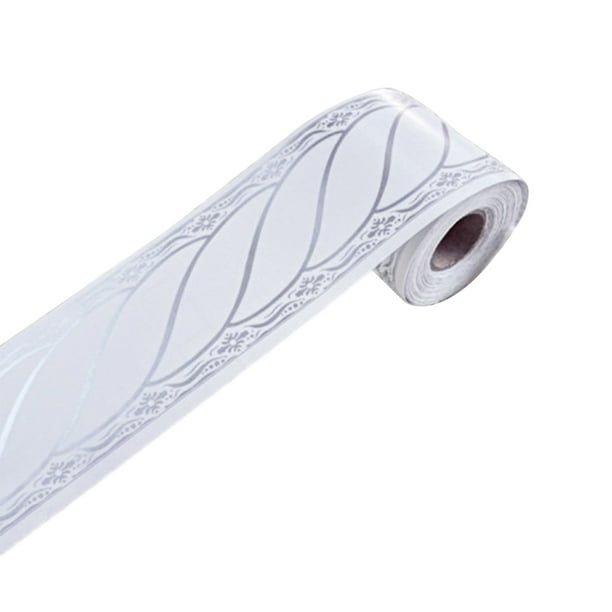 Advancent Borde de papel pintado impermeable de PVC transpirable y duradero para cualquier habitación Borde de papel pintado autoadhesivo Decoración del hogar Como se muestra 5013
