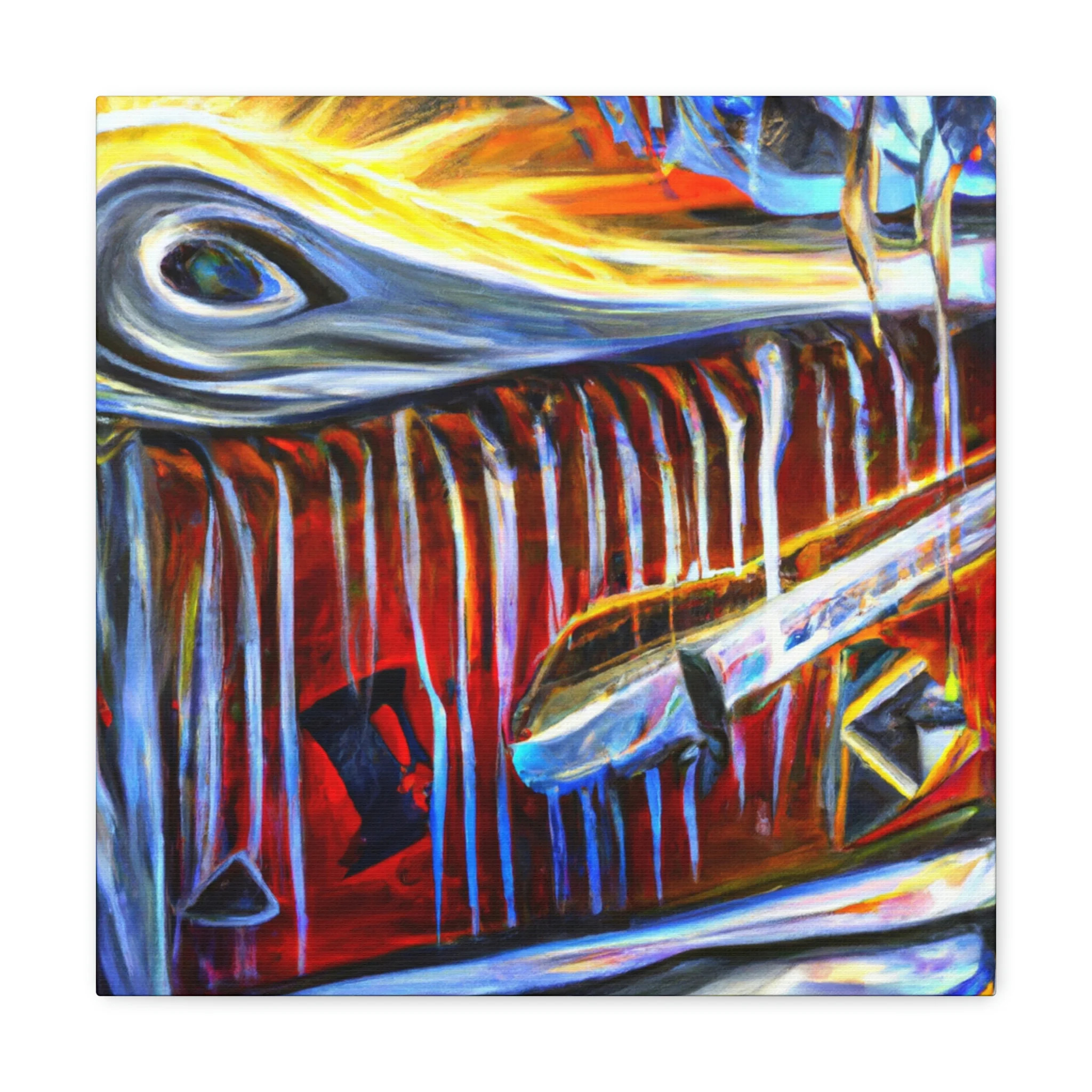 Harmonica Through Expressionism - Canvas
