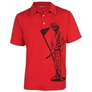Mr. Bones Men's Golf Shirt (Red)