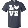 thumbnail image 3 of Inktastic Love Chickens T-Shirt, 3 of 5
