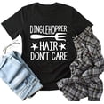 thumbnail image 1 of YourTops T-Shirt pour Femmes « Dinglehopper Hair don't Care » (US M, 2-Black), 1 of 2
