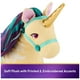 thumbnail image 5 of Peluche con forma de unicornio, hoja de academia, amarillo, 18 cm, para niñas mayores de 1 año, 5 of 9