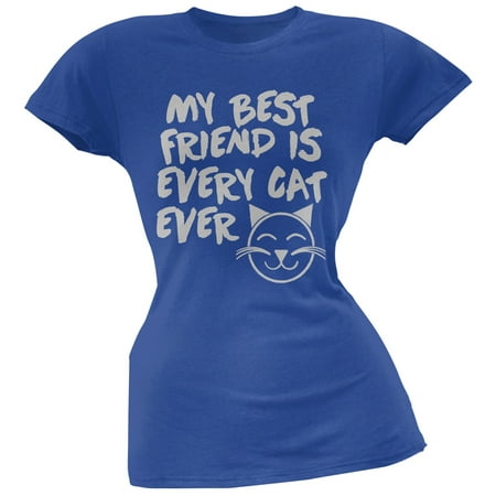 My Best Friend Is Every Cat Ever Blue Soft Juniors