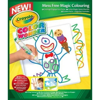 Crayola Color Wonder Magic Light Brush Art Set, Mess Free Washable Paint,  Gift, Beginner Unisex Child 