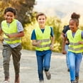 thumbnail image 4 of 2 pcs Safety Vests Bulk Pack - Reflective High Visibility, Kids, Mesh, 4 of 8