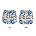 thumbnail image 4 of Disketp Marine Animals Print Women's Shorts Workout Shorts for Athletic Gym Running Shorts with Phone Pockets Small, 4 of 8
