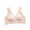 Beige, variant on Women's Cozy Wireless Bra Soft Comfy Front Closure Bralettes No Underwire Seamless Wirefree Bra