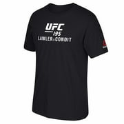 Reebok UFC Lawler vs Condit Black 195 Event Las Vegas T-Shirt for Men