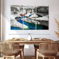 thumbnail image 3 of Elephant Stock Grand Canyon River Pop Wall Art - Horizontal Multi Panel Canvas - Living Room Wall Decor - Nature Multi Panel - Blue And White Decor - 65" x 42", 3 of 8