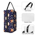 thumbnail image 5 of Uemuo Corgi Lying With Moons And Stars Pattern Portable Toiletry Bags with Handle, Waterproof travel Make up Bags for Women, Large Capacity Travel Cosmetic Bags, 5 of 9