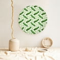 thumbnail image 5 of Balery Green Cucumber1 Print Bone China Decorative Plate Ceramic Dinner Plates Art Crafts with Display Stand-8in, 5 of 6