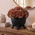 thumbnail image 2 of My Texas House Halloween Cauldron Decorative Planter, Black, 14" x 12", 2 of 6