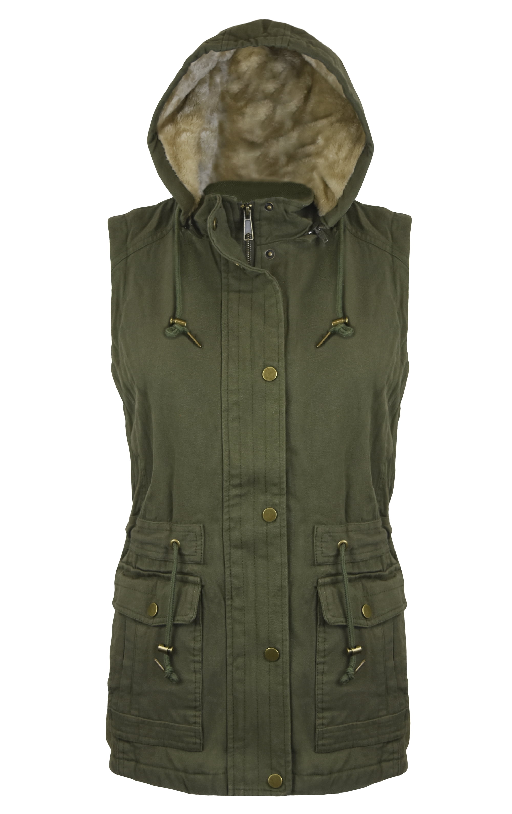 Victory Outfitters Ladies' Canvas Utility Vest Inner Sherpa Removable ...