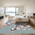 thumbnail image 3 of ODIKA 5'x7' Machine Washable Non-Slip Area Rug, Japanese Pink High Traffic Rug, Pink, 1291168, 3 of 7