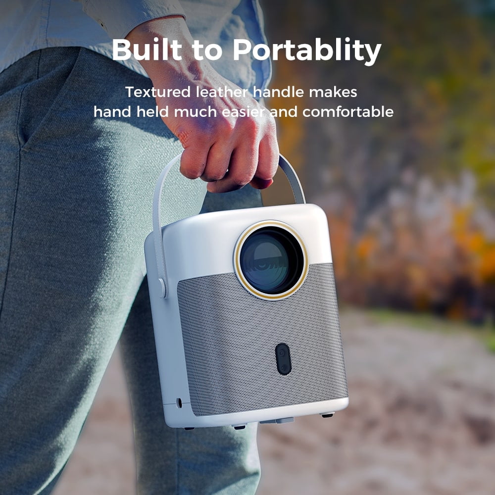 VANKYO-Performance H300W Native 1080P Portable Smart Projector, 5G Wifi and Bluetooth Outdoor Movie Projector, Wireless Mirroring, Auto Keystone