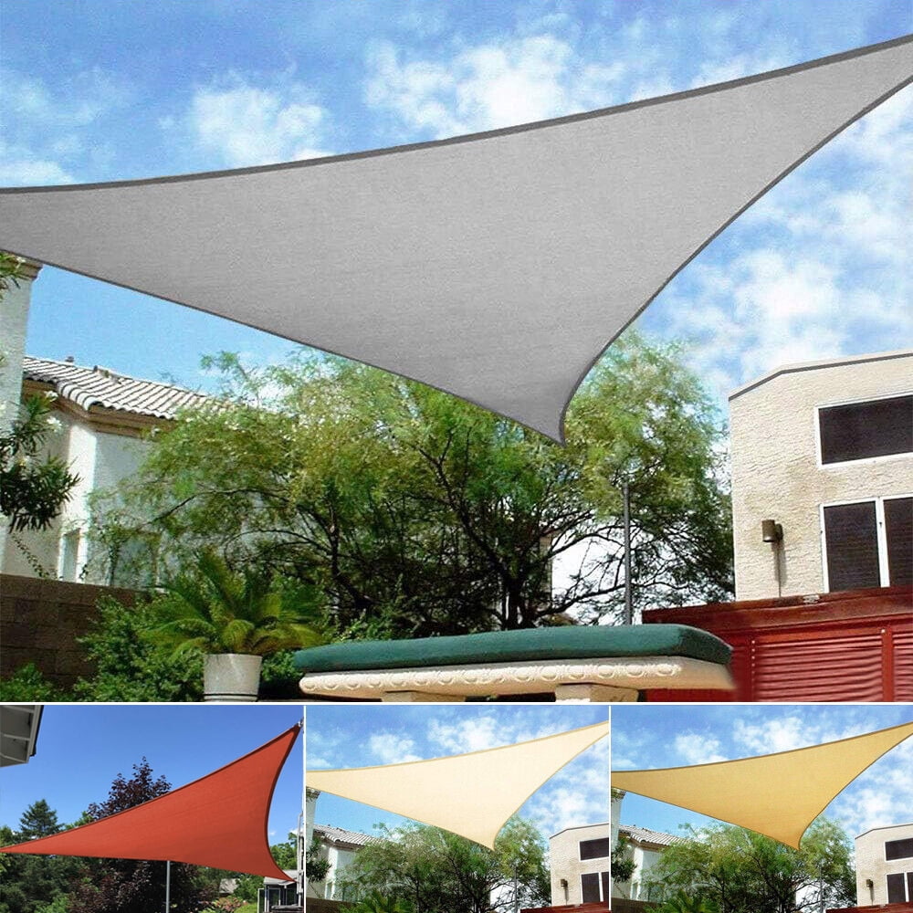 HOMEYA Sun Shade Sail 8/12/16FT Outdoor Garden Patio Party Sunscreen ...