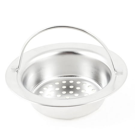 Brass Waste Strainer - Unique Bargains11cm Dia w Handle Waste Bath Basin Kitchen Filter Sink Strainers