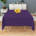 thumbnail image 4 of Tchckioa Solid Color Square Tablecloth,Waterproof Table Cloth for Kitchen,52x52 Inch,Dark Purple, 4 of 6