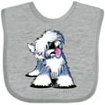 thumbnail image 3 of Inktastic Old English Sheepdog Boys or Girls Baby Bib, 3 of 4