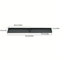 thumbnail image 4 of YOYAHATEM Magnetic Stove Top Shelf, 30-Inch Silicone Spice Rack Organizer for Kitchen Storage - Black & Grey, 4 of 6