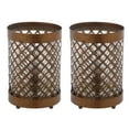 thumbnail image 4 of Safavieh Borden 11.5 in. H Hurricane Table Lamp, Gold, Set of 2, 4 of 5