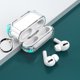 thumbnail image 3 of Funda Transparente para Airpods Pro - Azul Transparente, Funda Protectora Antideslizante Transparente Reforzada con 360° para Apple Airpods Pro, con Llavero, 3 of 5