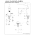 thumbnail image 2 of Fauceture LS541RLAB Royale Single-Handle Bathroom Faucet with Push Pop-Up, Antique Brass, 2 of 2