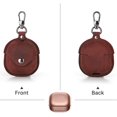 thumbnail image 2 of Funda de piel auténtica para Galaxy Buds Live, funda protectora portátil a prueba de golpes con llavero compatible con Samsung Galaxy Buds Live Earbuds Accessories 2020 (rojo) WD.WDQZL electrónico, 2 of 4