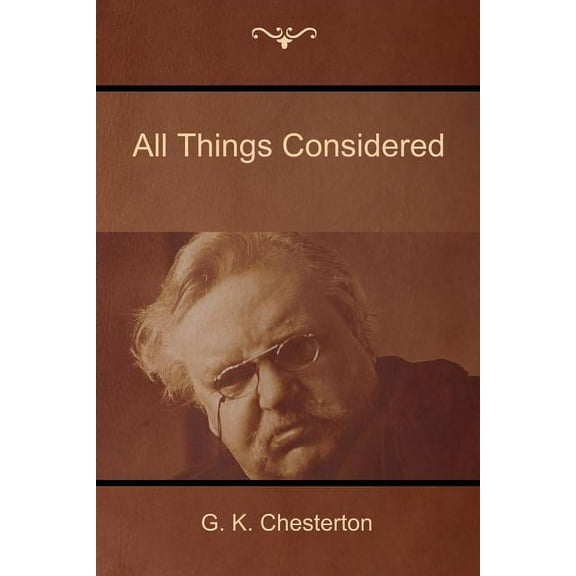 All Things Considered, (Paperback)