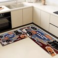 thumbnail image 5 of Floral Kitchen Rugs Sets of 3, Non Slip Kitchen Rugs and Mats Washable Farmhouse Kitchen Rugs Floral Kitchen Floor Mat Carpet Runner Rugs for Hallway Laundry Room, 5 of 12