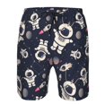 thumbnail image 3 of Fotbe Cartoon Spaceship Trajes de Baño Estampados para Hombre, Shorts de Verano de Secado Rápido, Ropa de Playa, Bañadores-Large, 3 of 6