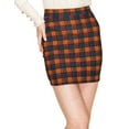 thumbnail image 1 of Doublju Women's H Line Mini Skirt with Elastic Waist Band (Plus Size Available), 1 of 3