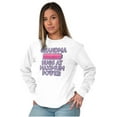 thumbnail image 3 of Grandma Hugs Cute Gigi Nana Gram Women's Long Sleeve T Shirt Brisco Brands X, 3 of 6