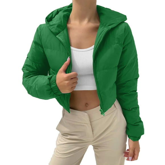 Women Winter Warm Thickened Women's Plus Size Coats Overcoat Long Sleeve Solid Belt Your Face off Color Cardigan Short Coat Womens Aviation Coat Jacket with Hood and Zipper