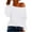 White, variant on ShiShine Womens Off The Shoulder Tops Oversized Tshirts Long Sleeve 2025 Casual Basic Tees