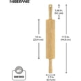 thumbnail image 5 of Rodillo de Madera 18 Pulgadas Mango Ergonómico Cojinetes de Nailon para Pizza Pasteles y Galletas, 5 of 5