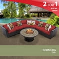 thumbnail image 2 of Bermuda 6 Piece Outdoor Wicker Patio Furniture Set 06k, 2 of 7